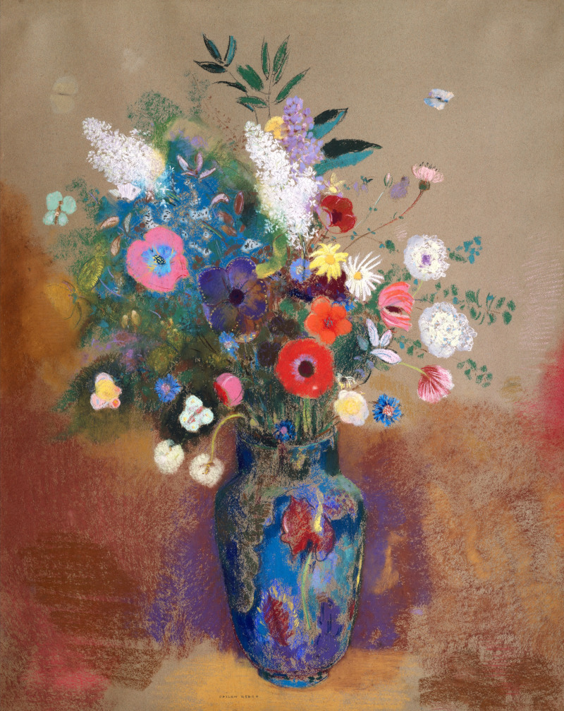 Bouquet of Flowers by Odilon Redon